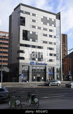 Travelodge Liverpool Central The Strand, Liverpool L2 0PP. Travelodge Hotels Limited ist ein privates Unternehmen, das in den Hotels und Gastfreundschaft ind Stockfoto