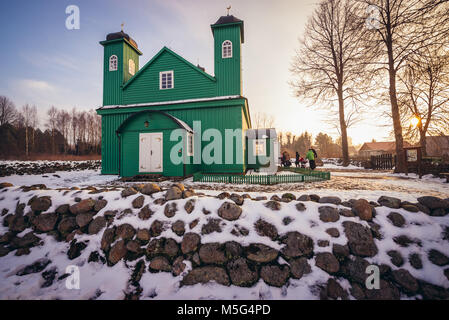 Moschee in Kruszyniany Dorf, ehemaligen Polnischen Tataren Beilegung innerhalb von sokolka County, Woiwodschaft Podlachien, Polen Stockfoto