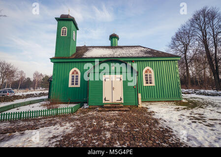 Moschee in Kruszyniany Dorf, ehemaligen Polnischen Tataren Beilegung innerhalb von sokolka County, Woiwodschaft Podlachien, Polen Stockfoto