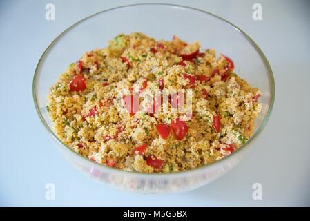 Cous cous Platte Stockfoto