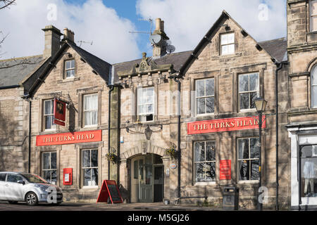 Der Turks Head Pub, Rothbury, Northumberland, England, Großbritannien Stockfoto