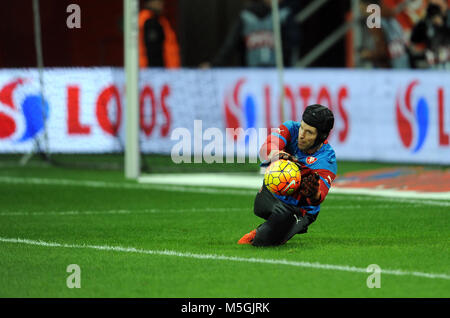 WROCLAW, Polen - November 17, 2015: EURO 2016 Europameisterschaft freundliches Spiel Polen - Tschechische Republik o/p Petr Cech Arsenal London Stockfoto