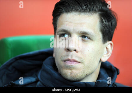 WROCLAW, Polen - November 17, 2015: EURO 2016 Europameisterschaft freundliches Spiel Polen - Tschechische Republik o/p Wojciech Szczesny Stockfoto