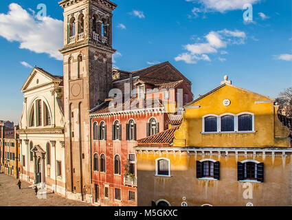 Chiesa di San Trovaso, Venedig, Italien Stockfoto