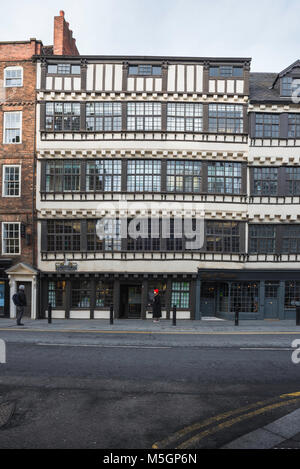 Newcastle UK Architektur, Ansicht von Bessie Surtees Haus in der Altstadt Quayside entfernt der Sandhill in Newcastle upon Tyne, Tyne und Wear, England, Großbritannien Stockfoto