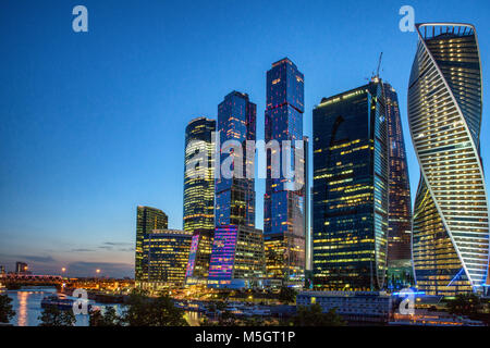 Business centerMoskva-Stadt. Moskau. Russland Stockfoto