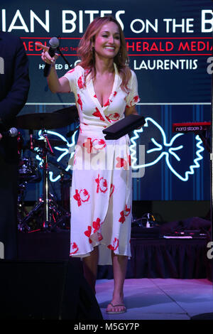 Miami Beach, FL, USA. 22 Feb, 2018. Giada De Laurentis im South Beach Wine & Food Festival - Tag 2 - Italienische Barilla Bissen auf den Strand am 22. Februar 2018 in Miami Beach, Florida. Credit: Hoo Me.Com/Media Punch/Alamy leben Nachrichten Stockfoto