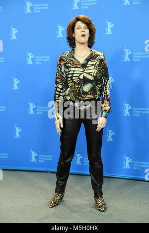 22 Februar 2018, Deutschland, Berlin: Berlinale, Pressekonferenz, "Berühre mich nicht": Schauspielerin Laura Benson. Der Film ist als Teil der Berlinale. Quelle: dpa Picture alliance/Alamy leben Nachrichten Stockfoto