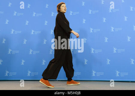 22 Februar 2018, Deutschland, Berlin: Berlinale, Pressekonferenz, "Berühre mich nicht": Regisseur Adina Pintilie, Rumänien. Der Film ist als Teil der Berlinale. Quelle: dpa Picture alliance/Alamy leben Nachrichten Stockfoto