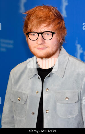 Berlin, Deutschland. 23 Feb, 2018. Ed Sheeran während des ongwriter' Fotoshooting an der 68. Internationalen Filmfestspiele Berlin/Berlinale 2018 am 23. Februar 2018 in Berlin, Deutschland. Credit: Geisler-Fotopress/Alamy leben Nachrichten Stockfoto