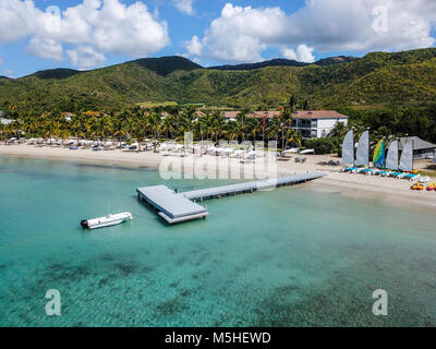 Carlisle Bay, Antigua Stockfoto