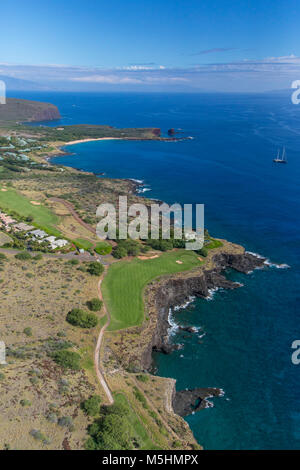 Hulupoe, Manele Bay, Insel Lanai, Hawaii Stockfoto