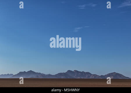 Berge in sossusvlei Afrika, Namibia. Stockfoto