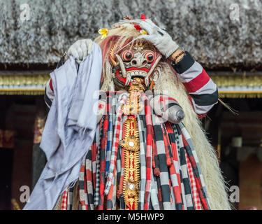 Rangda der Dämon Königin Charakter, Barong Calon Arang, Ubud, Bali sm Stockfoto