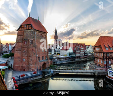 Deutschland, Niedersachsen, Lüneburg, Altstadt, Stockfoto