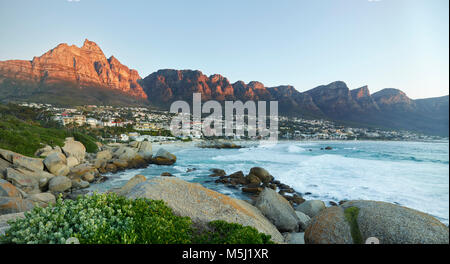 Südafrika, Western Cape, Kapstadt, Camps Bay, Zwölf Apostel Stockfoto