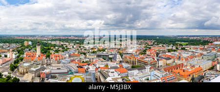 Deutschland, Sachsen, Leipzig, Panorama Stockfoto