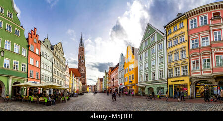 Deutschland, Bayern, Landshut, Altstadt, St. Martins Kirche Stockfoto