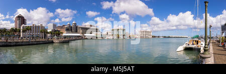 Mauritius, Port Louis, Caudan Waterfront Stockfoto