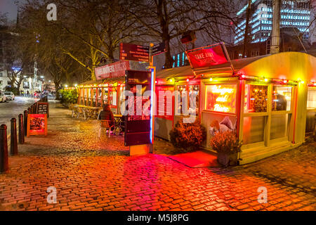 Drei Brüder Burger Joint, Bristol, Großbritannien Stockfoto