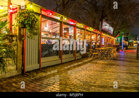 Drei Brüder Burger Joint, Bristol, Großbritannien Stockfoto