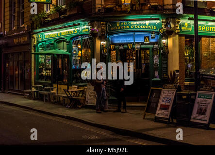 Seamus O'Donnells Irish Pub, St Kerben, Bristol, Großbritannien Stockfoto