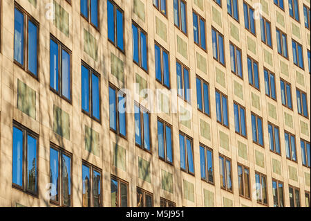 Abstraktes Bild des Wohnblocks Stockfoto