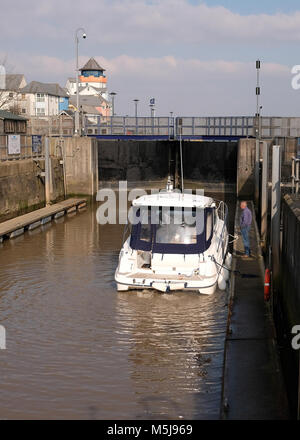 Februar 2018 - Portishead, North Somerset Stockfoto