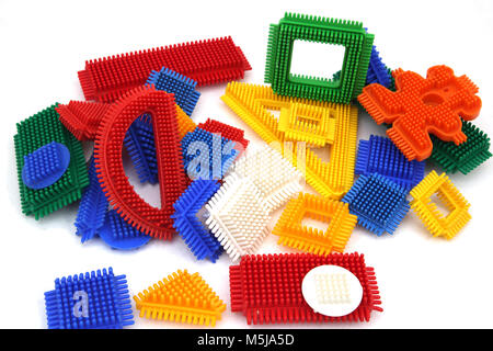 Stickle Bricks Building Backstein Spielzeug Stockfoto