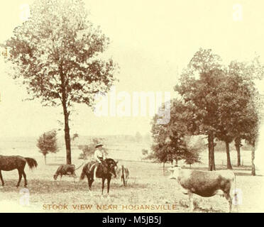 "Das Herz des Südens entlang der Linie der Atlanta & West Point R.R. und der Western Railway von Alabama' (1898) Stockfoto