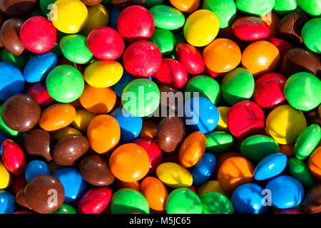 Panorama der kleine Bunte Jelly Süßigkeiten. Gelee Bunte Stockfoto