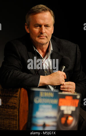 Schriftsteller Ian Rankin, nimmt an Konferenz am Quais du Polar, Lyon, Frankreich Stockfoto