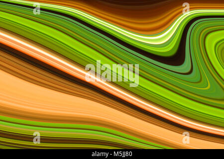 Mehrfarbige Linien. Buntes Bild. Das Spiel der Farben. Stockfoto