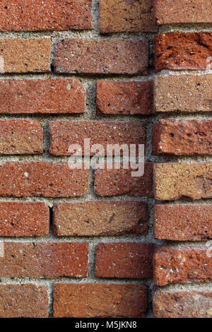 Roten Backsteinmauer Stockfoto