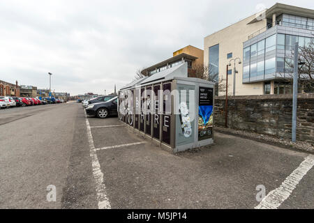 Mieten Sie ein Fahrrad Self-Service, Bristol Temple Meads Station. Stockfoto