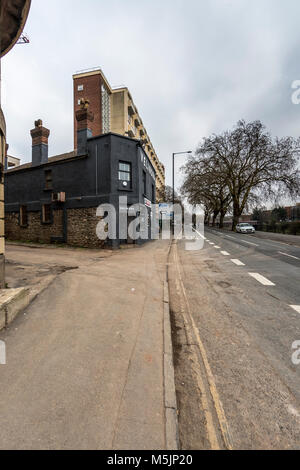 Die Velindra Pub, Commercial Road, Bristol. Stockfoto