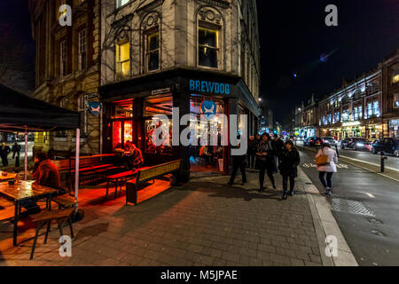 Die Brewdog Pub auf Walisisch zurück, Bristol Stockfoto