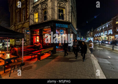 Die Brewdog Pub auf Walisisch zurück, Bristol Stockfoto