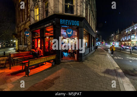 Die Brewdog Pub auf Walisisch zurück, Bristol Stockfoto