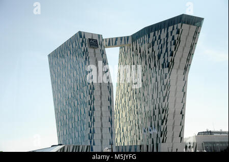 Vier Sterne Hotel Bella Sky Kopenhagen im Bella Congress Center in Kopenhagen, Dänemark. 6. August 2015. Mit 814 Zimmern ist das größte Stockfoto