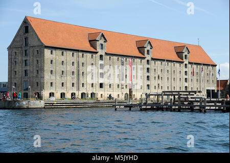 Nordatlantens Brygge (North Atlantic Haus) im alten Lagerhaus aus dem 18. Jahrhundert war Grönländischer Handel Platz für 200 Jahre, und jetzt führt kulturelle c Stockfoto