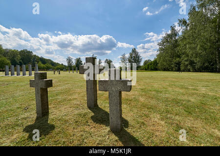 Der größte Friedhof von deutschen Soldaten in Polen, Poznan Stockfoto