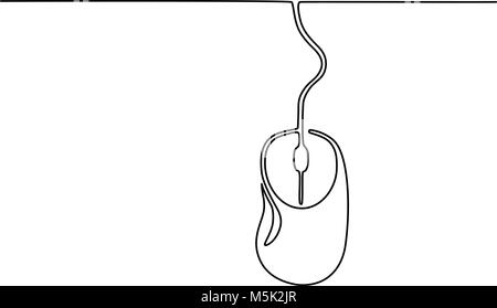 Computer Maus Zeichen Stock Vektor