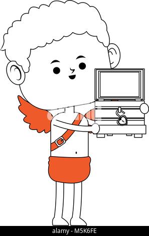 Amor mit Liebe, Stock Vektor