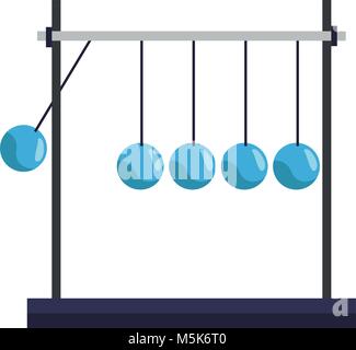 Newtons wiege Pendel Stock Vektor