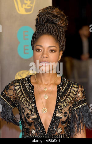 Naomie Harris besucht die 71. British Academy Film Awards (BAFTA) in der Royal Albert Hall in London. 18. Februar 2018 © Paul Treadway Stockfoto