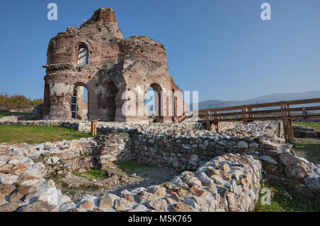 Ruinen roten Kirche Bulgarien Stockfoto