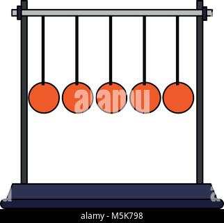 Newtons wiege Pendel Stock Vektor