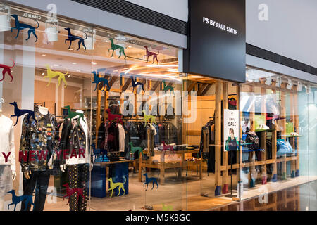 Hongkong - April 4, 2019: PS VON PAUL SMITH Store in Hongkong. Stockfoto