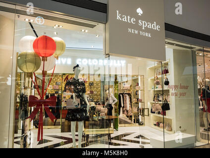 Hongkong - April 4, 2019: Kate Spade New York Store in Hongkong. Stockfoto